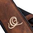 Ortega OSCL-7 Echtleder Gitarrengurt „vintage cognac“ Thumbnail 3