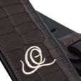 Ortega OSCU-1 Echtleder Gitarrengurt „dark brown croco“ Thumbnail 3