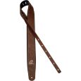 Ortega OSCU-2 Echtleder Gitarrengurt „natural brown flora“ Thumbnail 2