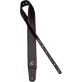 Ortega OSCU-3 Echtleder Gitarrengurt „dark brown lizzy“ Thumbnail 2