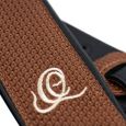 Ortega OSCU-5 Echtleder Gitarrengurt „tan braid“ Thumbnail 3