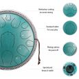 U-Turn TD14-15-TQBL Turquoise Blue C-Dur Tongue Drum inkl. Zubehör Thumbnail 2