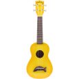 Kala Makala Dolphin Yellow Burst Sopran-Ukulele inkl. Gigbag Thumbnail 4