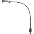 Adam Hall SLED 1 ULTRA USB Schwanenhalsleuchte mit 4 COB LEDs Thumbnail 1