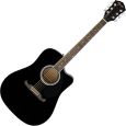 Fender FA-125 CE Dreadnought BLACK WN Westerngitarre Thumbnail 1