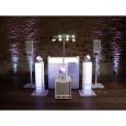 EUROLITE 2x Stage Stand variabel inkl. Cover und Tasche, weiß Thumbnail 4