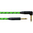 Cordial Blacklight Edition 3 PR-G Klinke 6,3 mm mono / 90° 6,3 mm mono 3,0 m Thumbnail 1