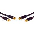 Klotz Cinch / Cinch 0,60 m schwarz Profi Line GOLD (PAAR) B-Ware Thumbnail 2