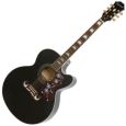 Epiphone J-200 EC Studio Black Westerngitarre Thumbnail 1