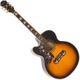 Epiphone J-200 EC Studio Vintage Sunburst LH Westerngitarre Thumbnail 1