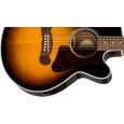 Epiphone J-200 EC Studio Parlor Vintage Sunburst Westerngitarre Thumbnail 2