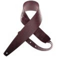 Magrabo Holes HC Embossed Flores Gitarrengurt 8cm Bordeaux Thumbnail 1