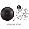 U-Turn Handpan 14-9 D Kurd BK Thumbnail 2