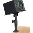 Gator Frameworks GFWSPKSTMNDSKCMP Clamp-On Studio Monitor Stand Thumbnail 9