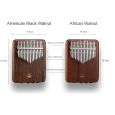 HLURU Kalimba EQ 17 Walnuss m. Pickup & Effekten Thumbnail 2