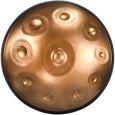 U-Turn Steel Handpan 22" 10 Töne D Kurd Copper + Tasche + Poliertuch Thumbnail 1