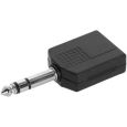 Adapter 2x Klinkenbuchse stereo 6,3 mm / 1x Klinkenstecker stereo 6,3 mm Thumbnail 2