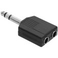 Adapter 2x Klinkenbuchse stereo 6,3 mm / 1x Klinkenstecker stereo 6,3 mm Thumbnail 4