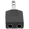 Adapter 2x Klinkenbuchse stereo 6,3 mm / 1x Klinkenstecker stereo 6,3 mm Thumbnail 5