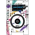 dj-skins - Pioneer DJ CDJ 2000 NXS 2 Mizucat White Skin Thumbnail 1