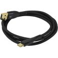 Premium USB-A Adapterkabel auf USB-C schwarz 2 m Thumbnail 1