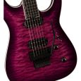 Jackson Pro Plus Series DINKY DKAQ Transparent Purple E-Gitarre Thumbnail 3