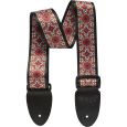 STAGG Terylen-Gitarrengurt STE Mandala Rot Thumbnail 1