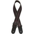STAGG Gitarrengurt aus gewebter Baumwolle mit Sparrenmuster Blau Thumbnail 1