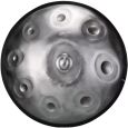 U-Turn Steel Handpan 22" 9 Töne D Kurd Silver inkl. Tasche & Poliertuch Thumbnail 1