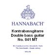 Hannabach 841MT-6 Saitensatz Kontrabass-Gitarre Thumbnail 1