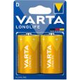 Varta Longlife Batterie 1,5V Mono D 2er Pack Thumbnail 1