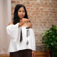 MEINL Sonic Energy Mini Hamsa Chakra Chime, 12" / 30 cm, Silber Thumbnail 2