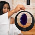 MEINL Sonic Energy Purple Agate Meditation Chime 50"/128cm 432Hz A Dur Schwarz Thumbnail 5