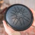 MEINL Sonic Energy Small Steel Tongue Drum G Moll 8 Töne - marineblau 7" 18 cm Thumbnail 4