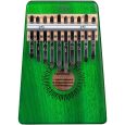 Sela Kalimba Mahogany 10 Green Thumbnail 1