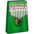 Sela Kalimba Mahogany 10 Green Thumbnail 2