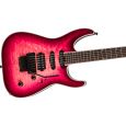 Jackson Pro Plus Series Soloist SLA3Q Fuschia Burst E-Gitarre Thumbnail 4