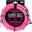 Ernie Ball EB6078 Instrumentenkabel gerade/gewinkelt neonpink 3m Thumbnail 1