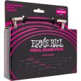 Ernie Ball EB6224 Patchkabel flach gewinkelt/gewinkelt schwarz 10er Multi-Pack Thumbnail 3