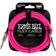 Ernie Ball EB6413 Instrumentenkabel Flex gerade/gerade pink 3,04m Thumbnail 1