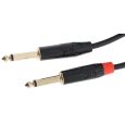 N-RoK Premium Kabel 3,5mm stereo / 2x Klinke 6,3mm mono 0,9m Thumbnail 2