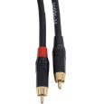 N-RoK Premium Kabel Klinke 3,5mm stereo / 2x Cinch 1,5m Thumbnail 3