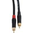 N-RoK Premium Kabel Klinke 3,5mm stereo / 2x Cinch 6m Thumbnail 2