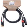 N-RoK Premium Kabel Cinch / XLR male 1,5 m Thumbnail 4