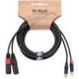 N-RoK Premium Kabel Cinch / XLR male 3 m Thumbnail 1