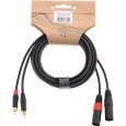 N-RoK Premium Kabel Cinch / XLR male 3 m Thumbnail 4