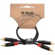 N-RoK Premium Kabel Cinch / Cinch 0,3 m Thumbnail 1
