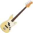Fender Player II Mustang Bass PJ Hialeah Yellow E-Bassgitarre Thumbnail 1