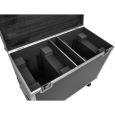 ROADINGER Flightcase 2x IP TMH-H760 mit Rollen Thumbnail 5