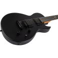 SPIRA Guitars L-400 MBK Satin Black E-Gitarre Thumbnail 3